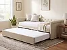 Trundle Bed Fabric LIBOURNE 80 x 200 cm (EU Small Single) Beige