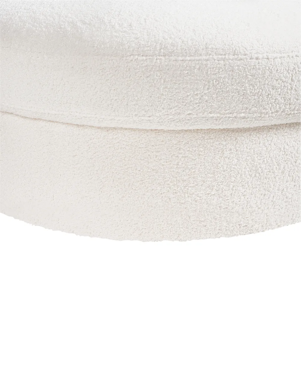 Swivel Armchair DALBY Boucle White_958799
