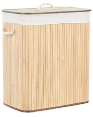 Laundry Basket KANDY Bamboo Light Brown 100 L_849116