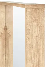 Wall Mirror ROSELL 80 cm 65 cm Light Brown_952925