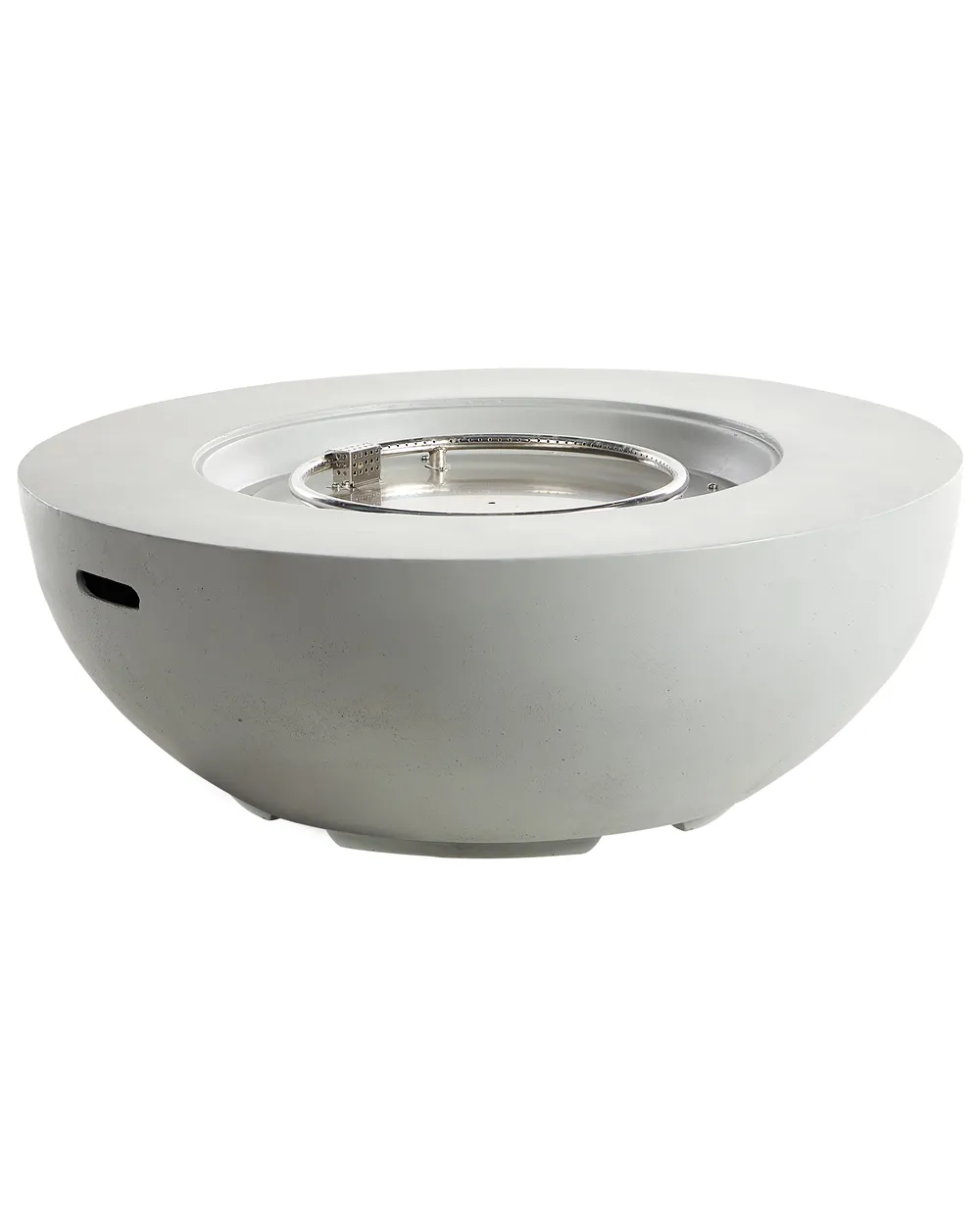 Gas Fire Pit SURTSEY Concrete Light Grey_956554