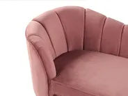 Left-Hand Chaise Longue ALLIER Velvet Pink_795595