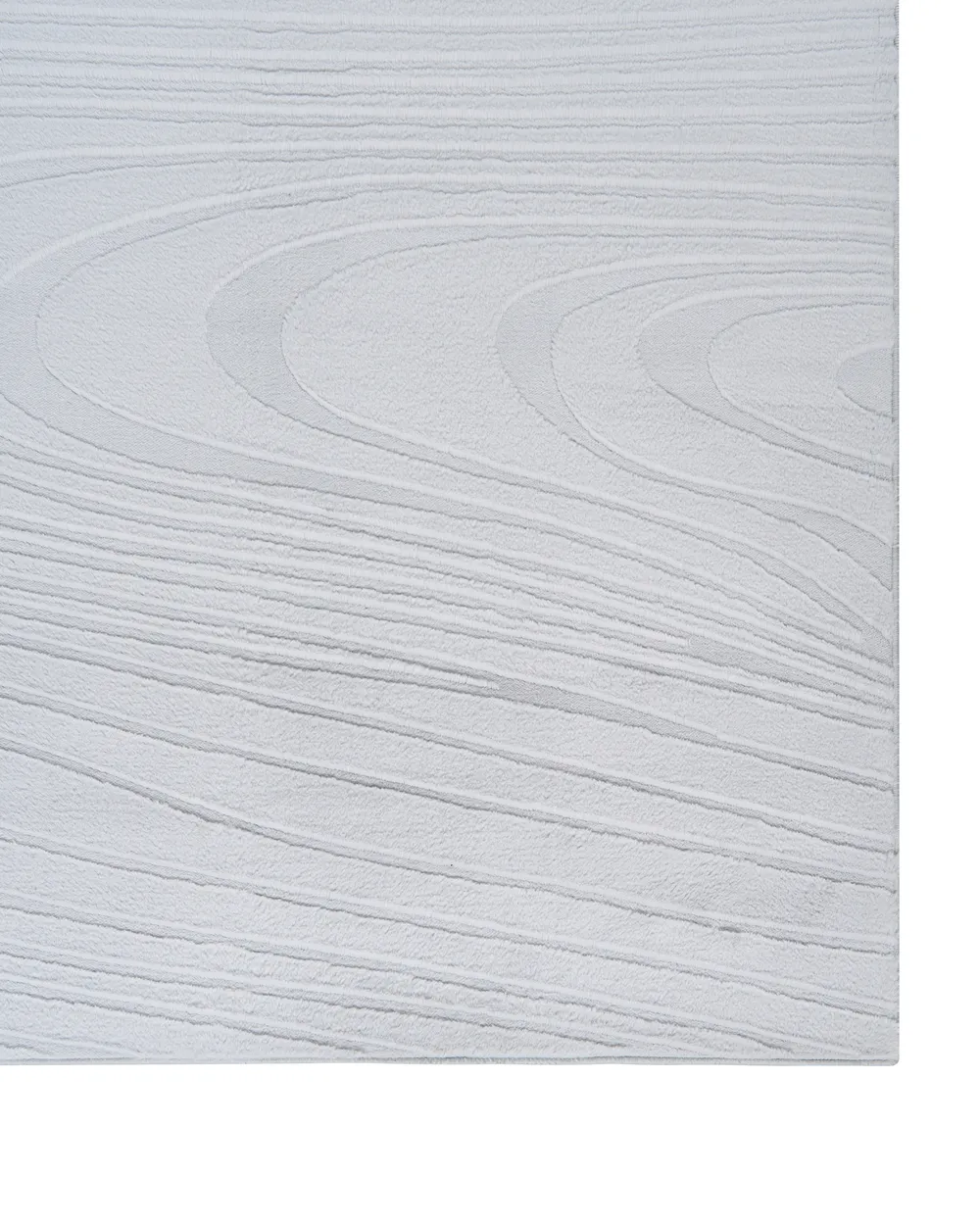 Faux Fur Rug ONTAKE Light Grey 80 x 300 cm_1093525