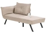 Left-Hand Chaise Longue ROCAMADOUR Fabric Taupe_1029211