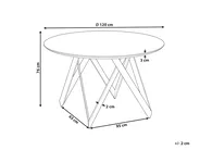 Matbord OXHILL Svart 120 cm 120 cm_886356