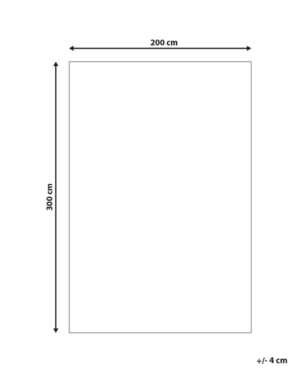 Matta GESI II Ljusgrå 200 x 300 cm Viskos_793527