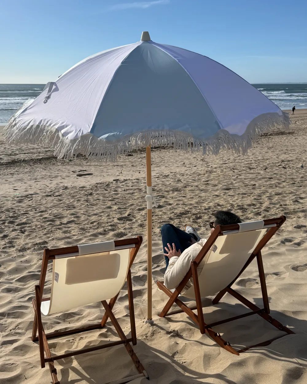 Folding Deck Chair AVELLINO with Replacement Fabrics Acacia Wood Dark Brown_1063132