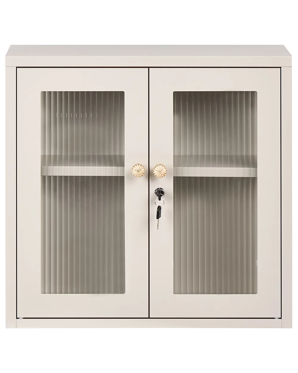 Seinäkaappi HARLYN 60 cm Metalli Beige_1156552