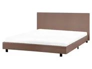 Waterbed Boucle ALBI 160 x 200 cm (EU King Size) Brown_981640