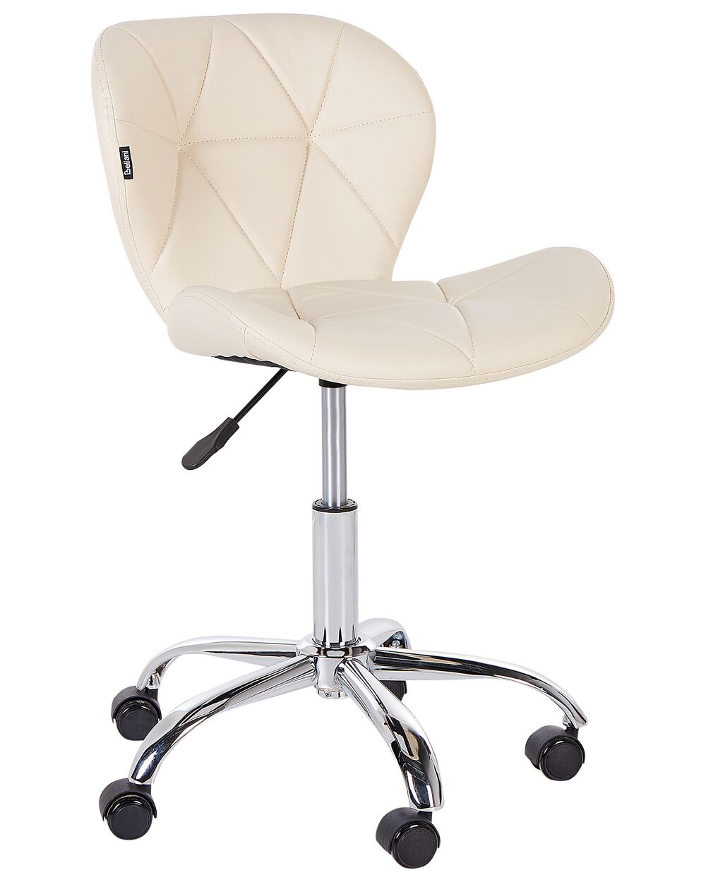 Desk Chair VALETTA Faux Leather Beige