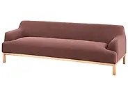 Sofa 3 Seater SOSJO Fabric Burgundy_1178951