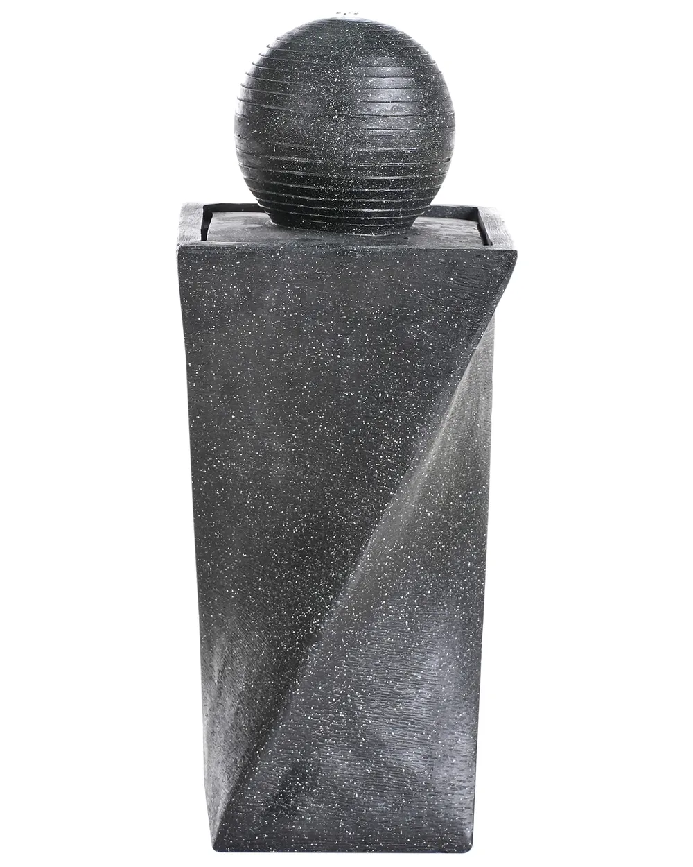 Garden Water Feature LED ACQUACHETA Graphite Grey_984389