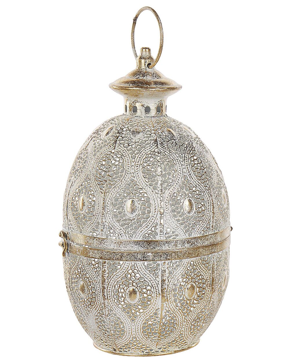 Lantern AMORGOS 34 cm Metal Gold