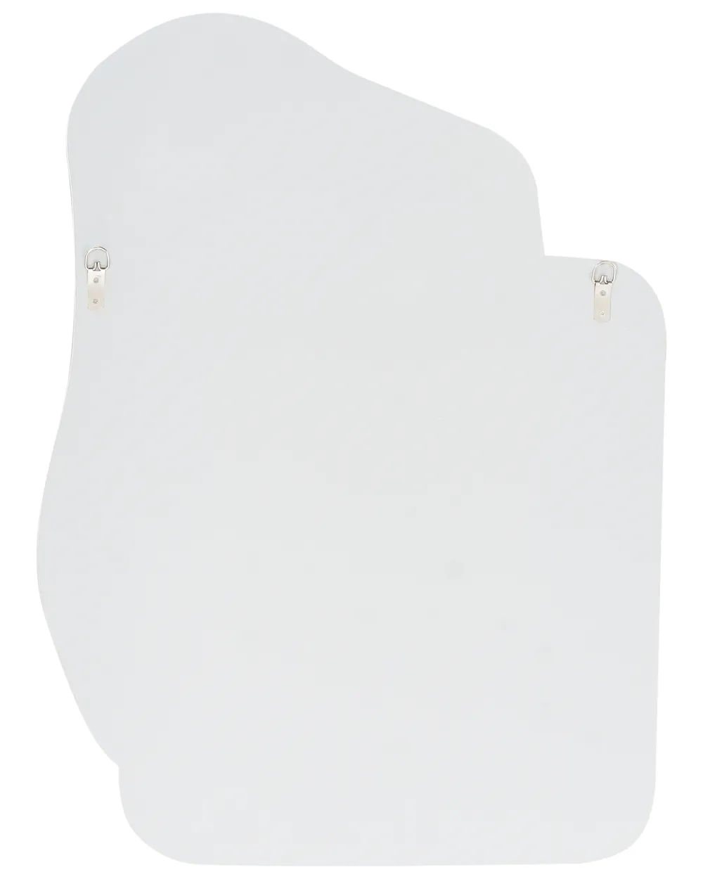 Wall Mirror ARVERT 60 cm 80 cm White Marble_1003396