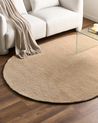 Shaggy Rug DEMRE Beige 160 x 230 cm