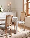 Tuolisetti 2 kpl BONANZA Puu Vaaleanruskea/beige