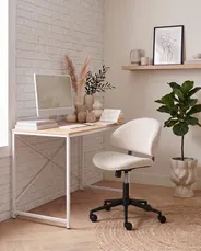 Office Chair KIANA Corduroy Off-White_1042871