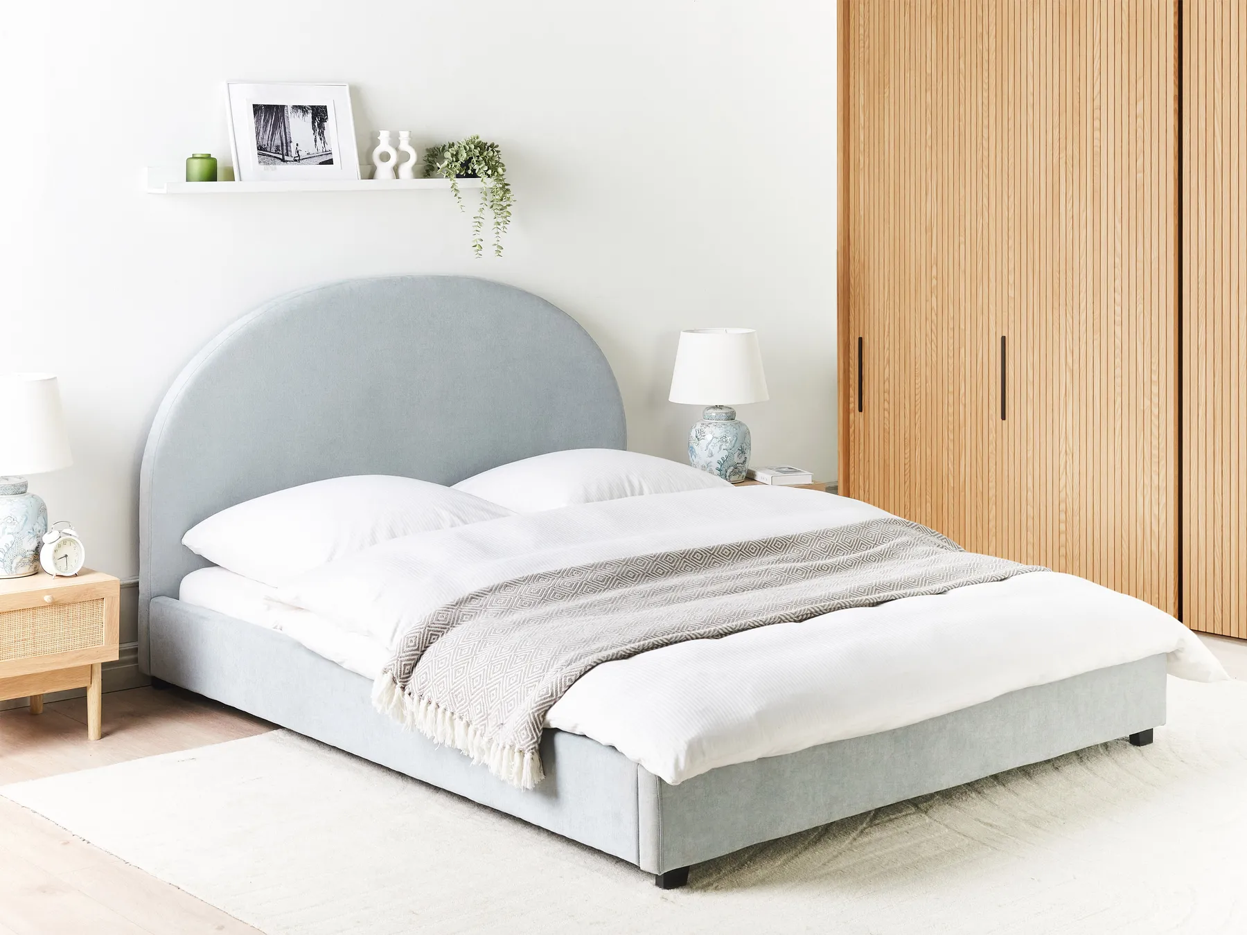 Waterbed Fabric VAUCLUSE 160 x 200 cm (EU King Size) Light Blue_968904