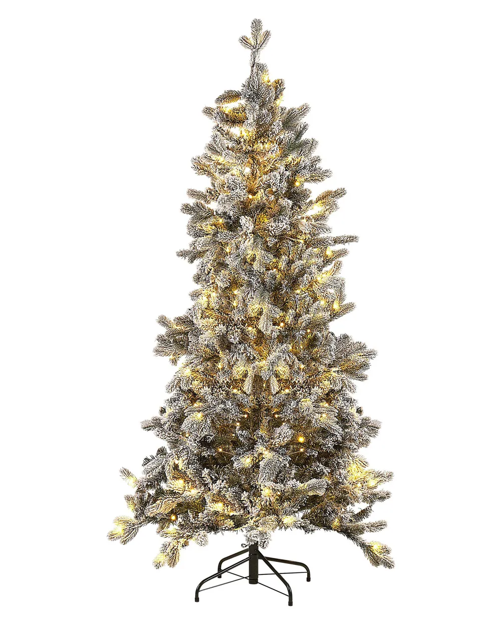 Artificial Snowy Christmas Tree LED TATLOW 180 cm Green