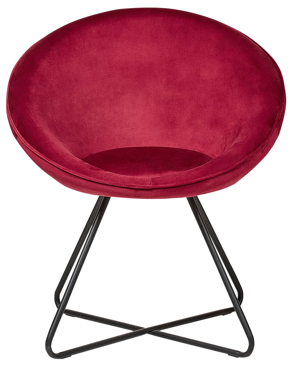 Dining Chair FLOBY II Velvet Red_886113