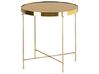Side Table LUCEA Tempered Glass Gold