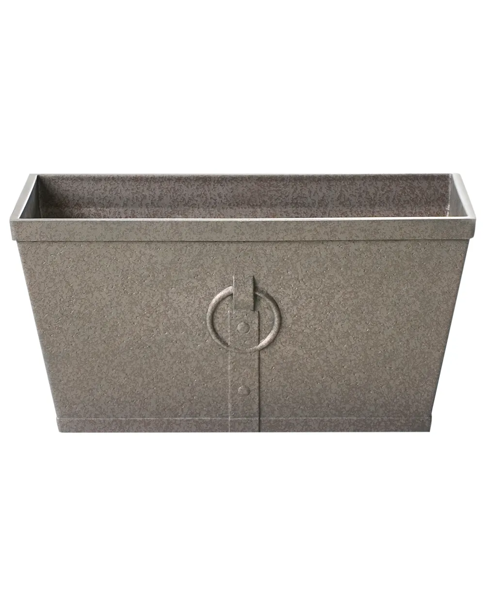 Set of 2 Plant Pots PORIA 60 cm Grey_841658