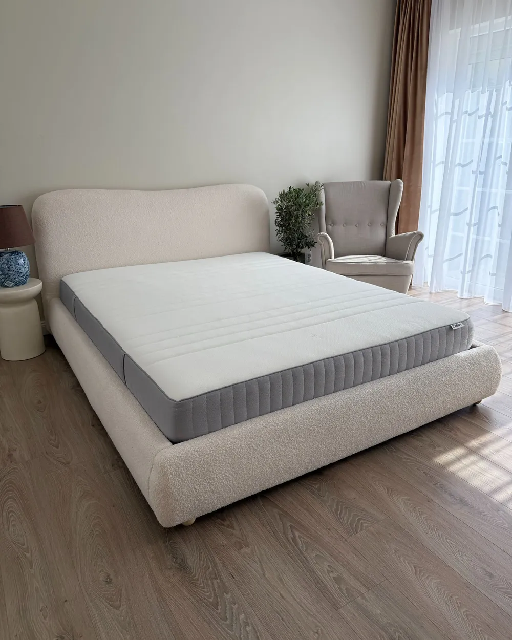 Memory Foam Mattress WHISPER MEMORY 7 PLUS H3/4 Firm 160 x 200 cm (EU King Size)_987864