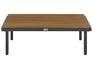 Sofabord til hagen FIVIZZANO 70 cm 90 cm Akasietre Mørkegrå_1150987