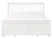 Bed with 4 Drawers OLENDON Pine Wood White 140 x 200 cm (EU Double)_954772