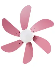 Ceiling Fan with Light LOGAR with Remote LED Pink_982261