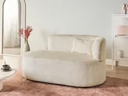 Divaani oikea VANVEY Vakosametti Vaaleanbeige_1065765