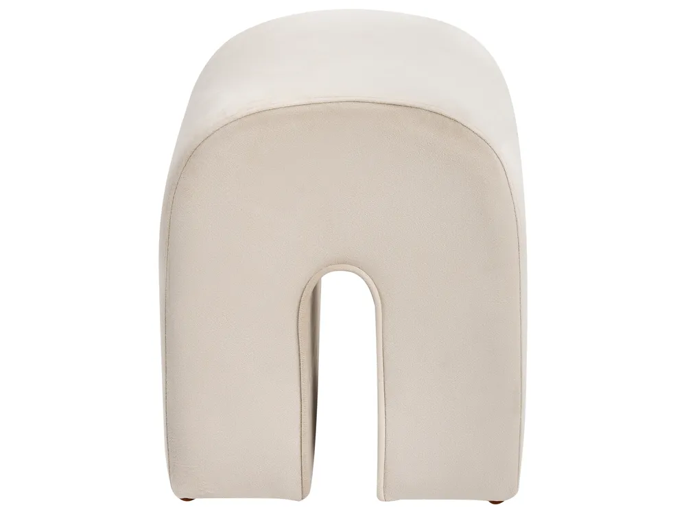 Sittpuff MODOC Sammet Beige_836158