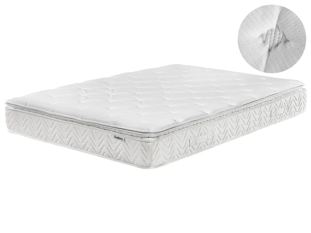 Memory Foam Pocket Spring Mattress AURA HYBRID PRO H3/4 Firm 140 x 200 cm (EU Double)