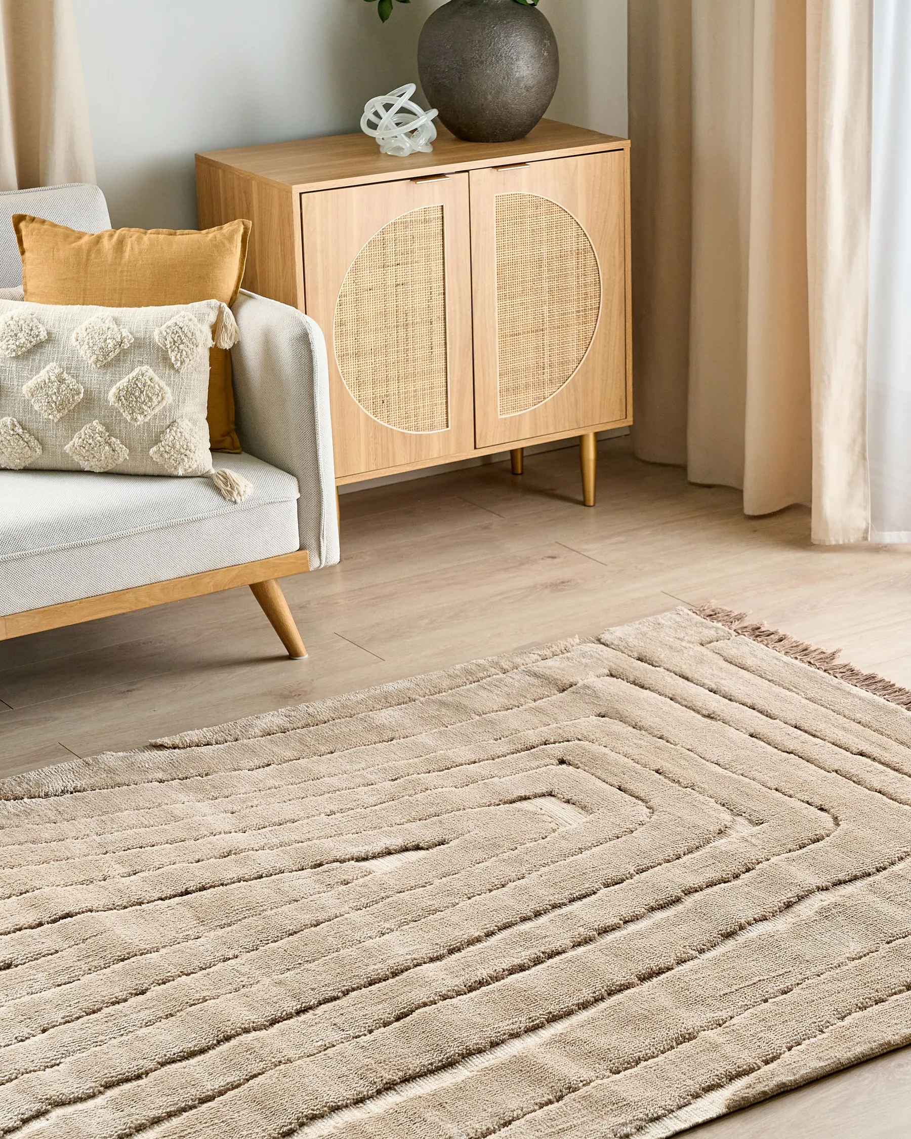 Matta SAZOO Beige 160 x 230 cm_883728