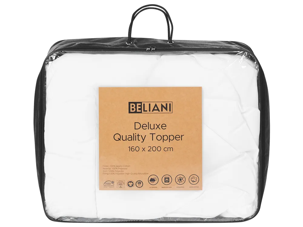 Polyester Mattress Topper MULHACEN 160 x 200 cm (EU King Size)_870252