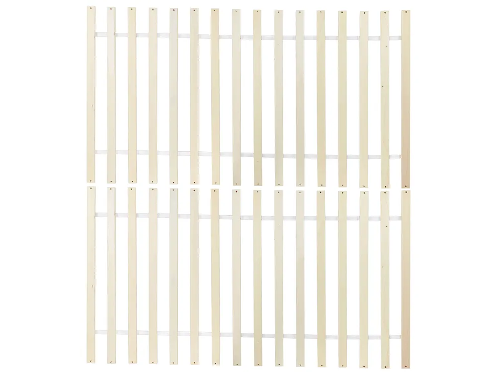 Bed Pine Wood CARNAC 180 x 200 cm (EU Super King) Light Brown_925031