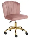 Desk Chair VALTICELLO Velvet Pink