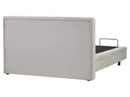 Adjustable Bed Fabric DUKE 160 x 200 cm (EU King Size) Light Grey_973586