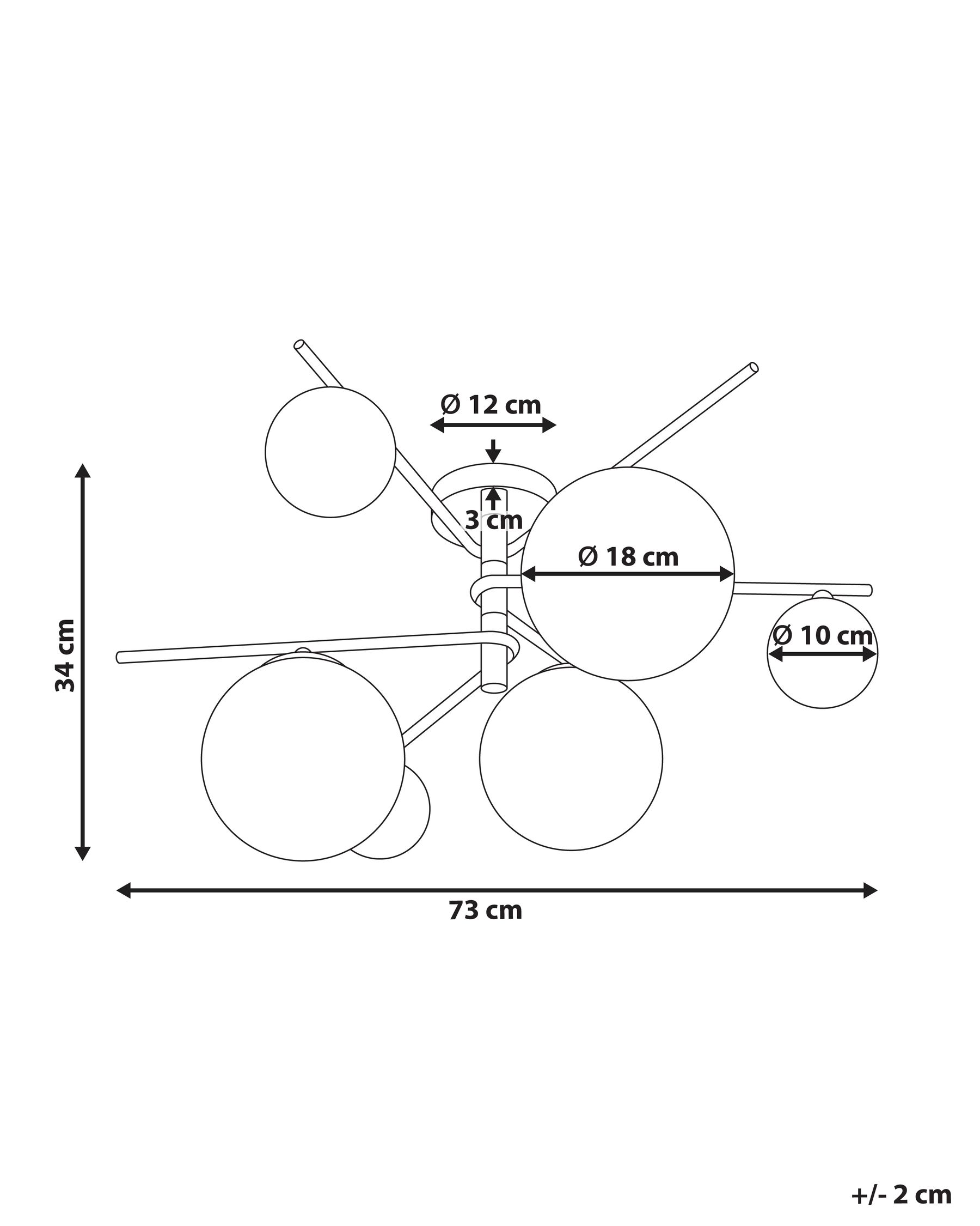 Ceiling Lamp ISAR Metal Gold_987647