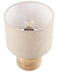 Bordslampa BETWA Mangoträ Ljusbrun_985957