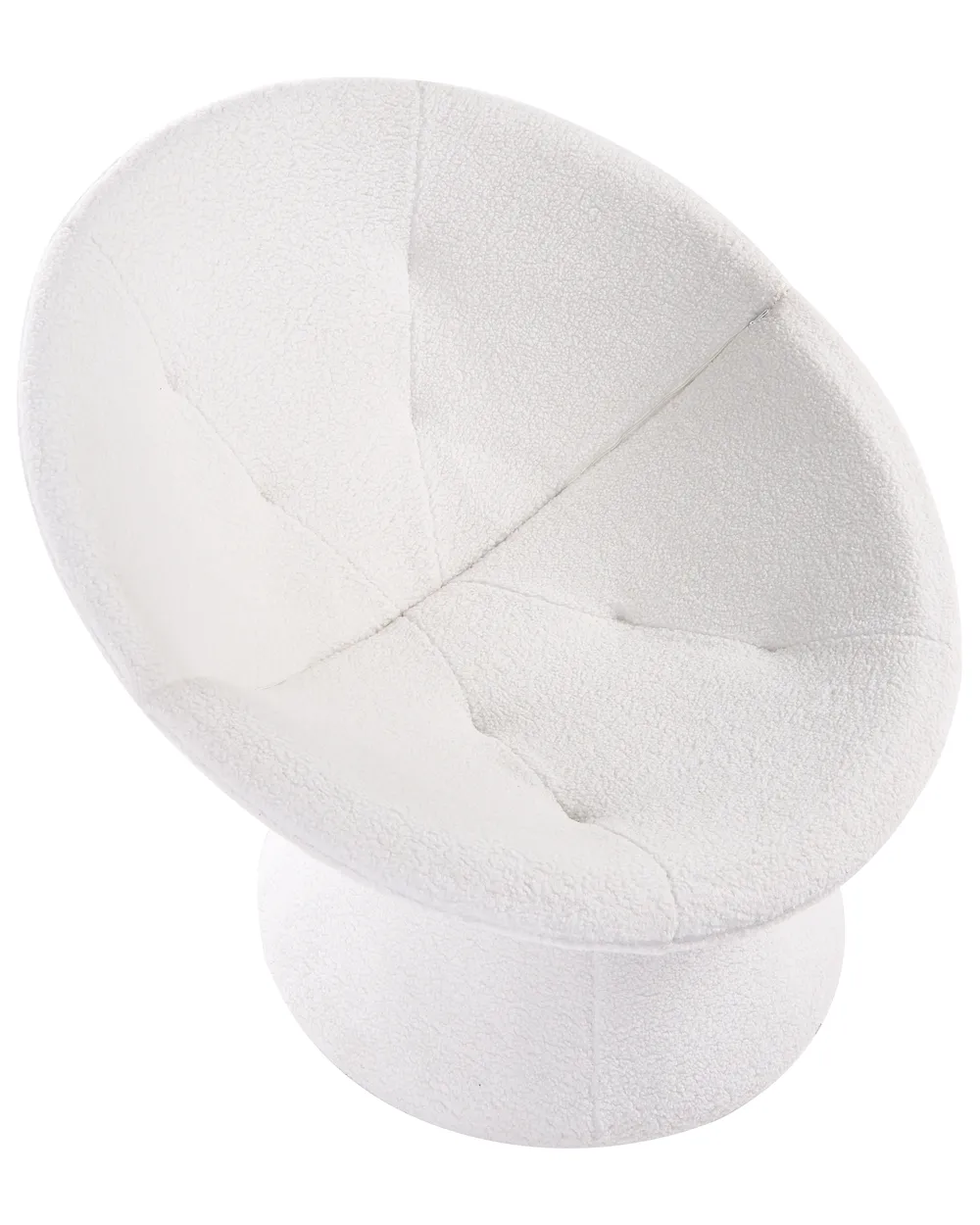 Swivel Armchair RINGSTED Boucle Off-White_1063432