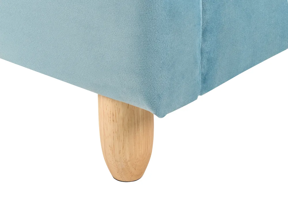 Lastensänky Nalle Sametti MAILLES 90 x 200 cm Sininen_984282