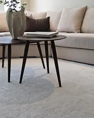 Shaggy Rug DEMRE White 200 x 200 cm_858101
