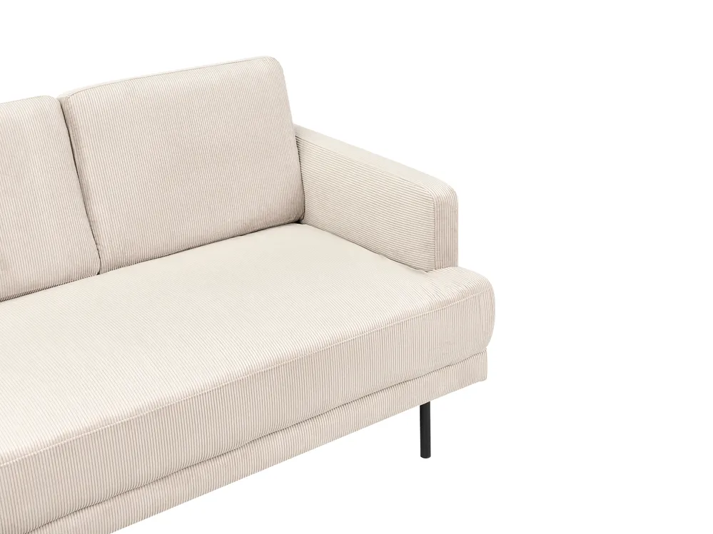 Hörnsoffa 4-sits BREDA Manchester Beige Högervänd_1004157