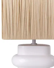 Bordslampa JUDY Keramik Vit_891552