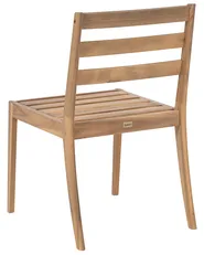 Set of 2 Garden Chairs CHIOGGIA Certified Acacia Wood Light Brown_1038422