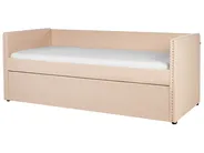 Trundle Bed Boucle TROYES 90 x 200 cm (EU Single) Peach Pink_906968