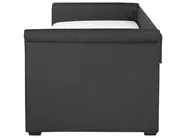 Trundle Bed Fabric LIBOURNE 80 x 200 cm (EU Small Single) Dark Grey_770626