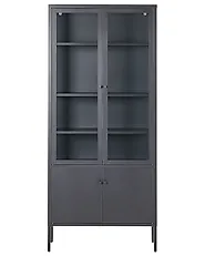 Vitriini OXTED 80 cm Metalli Musta_850459