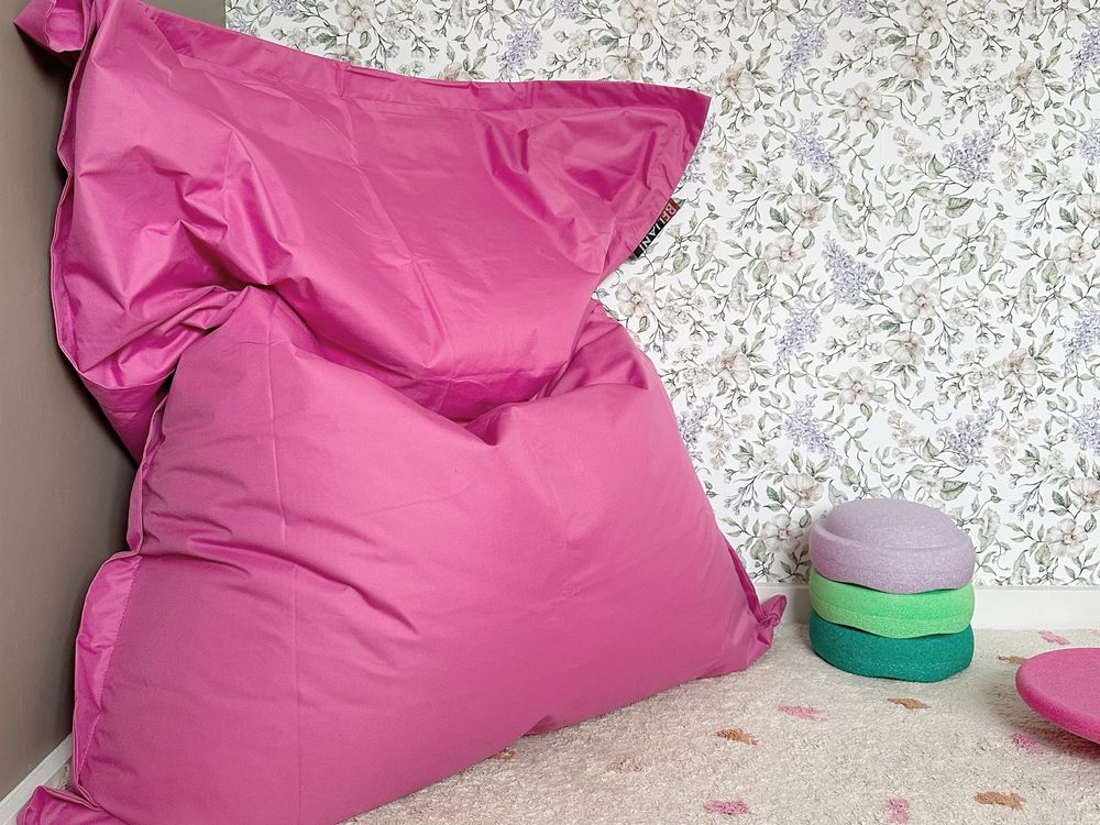 Sittesekk 300 L FUZZY 140 cm 180 cm Fuchsia